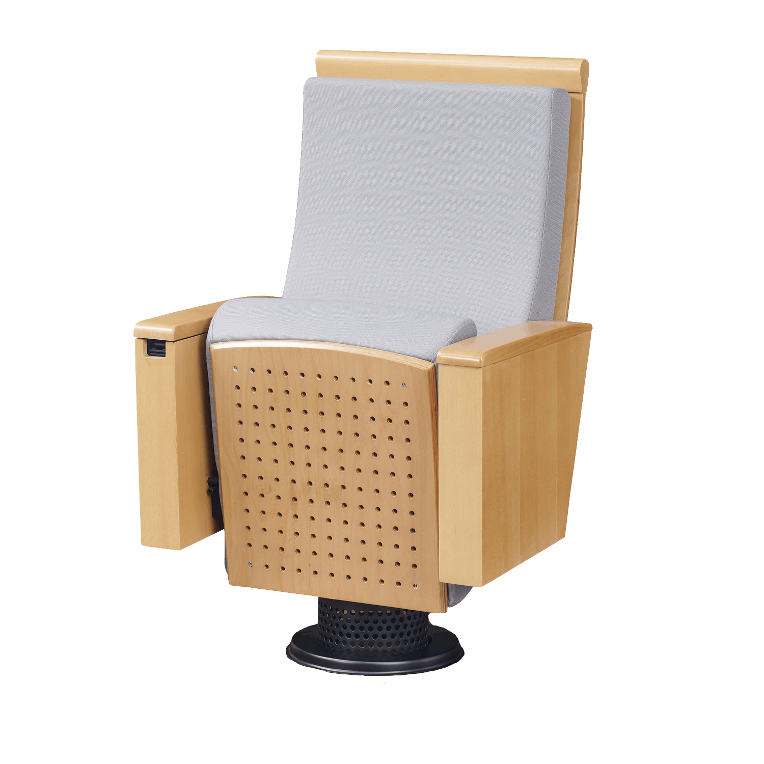 Auditorium Chair with Iron Painted Single Leg