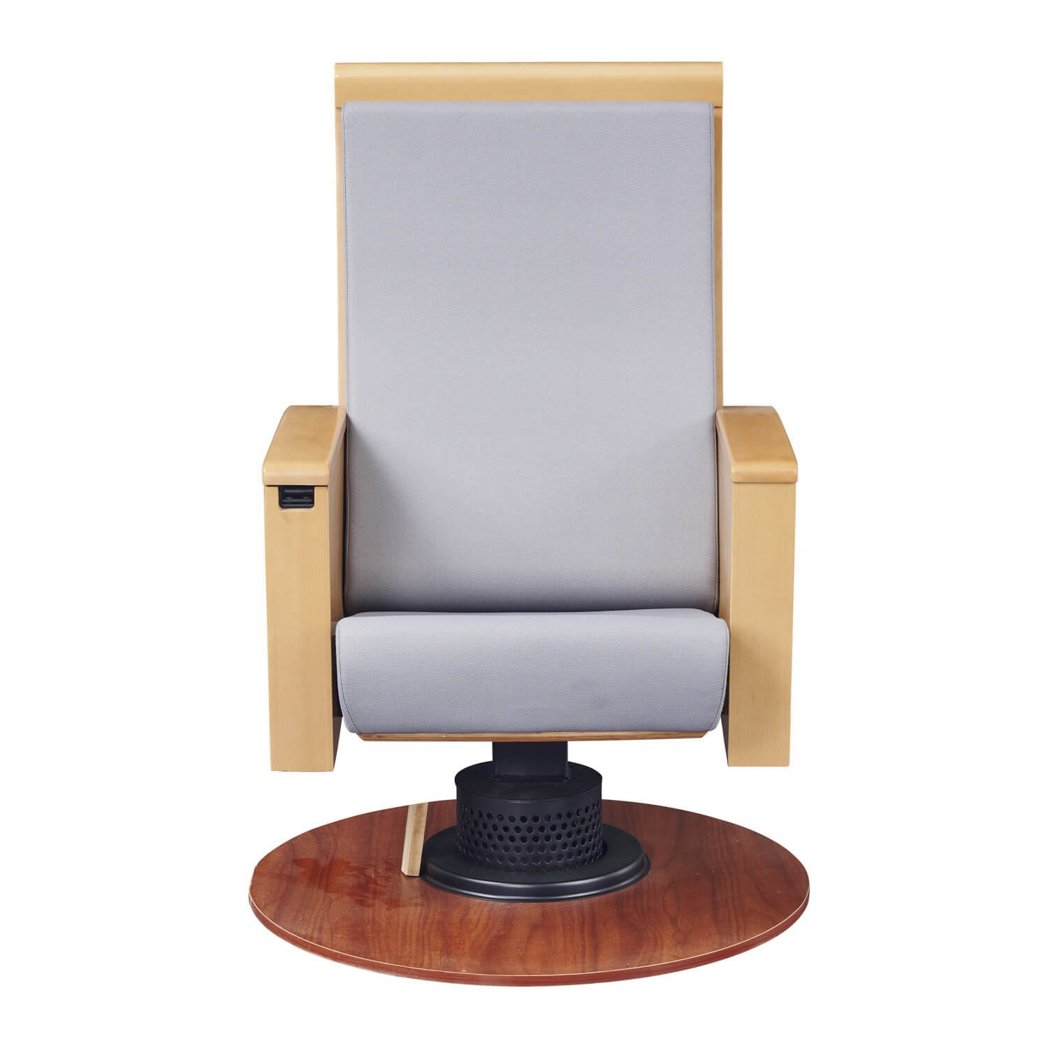 Auditorium Chair with Iron Painted Single Leg