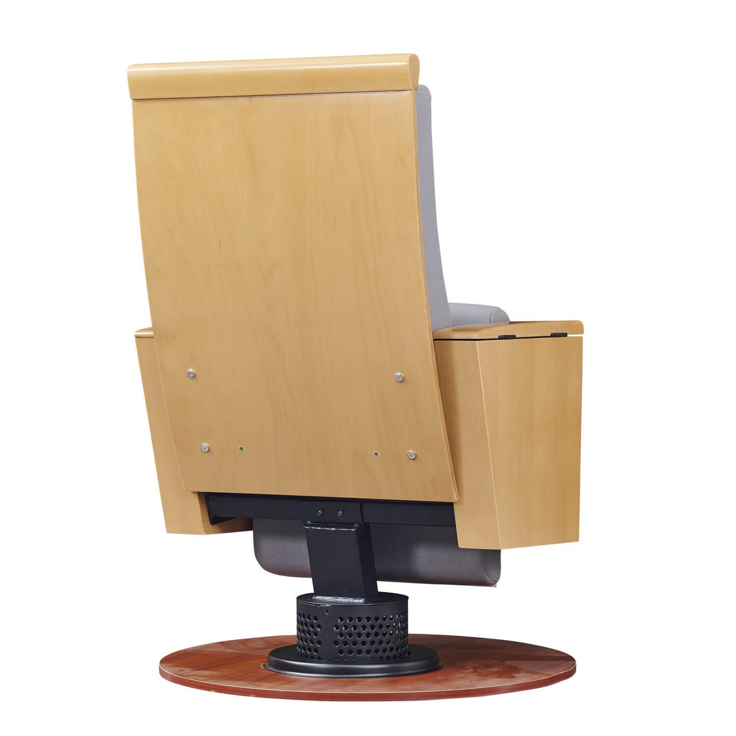 Auditorium Chair with Iron Painted Single Leg