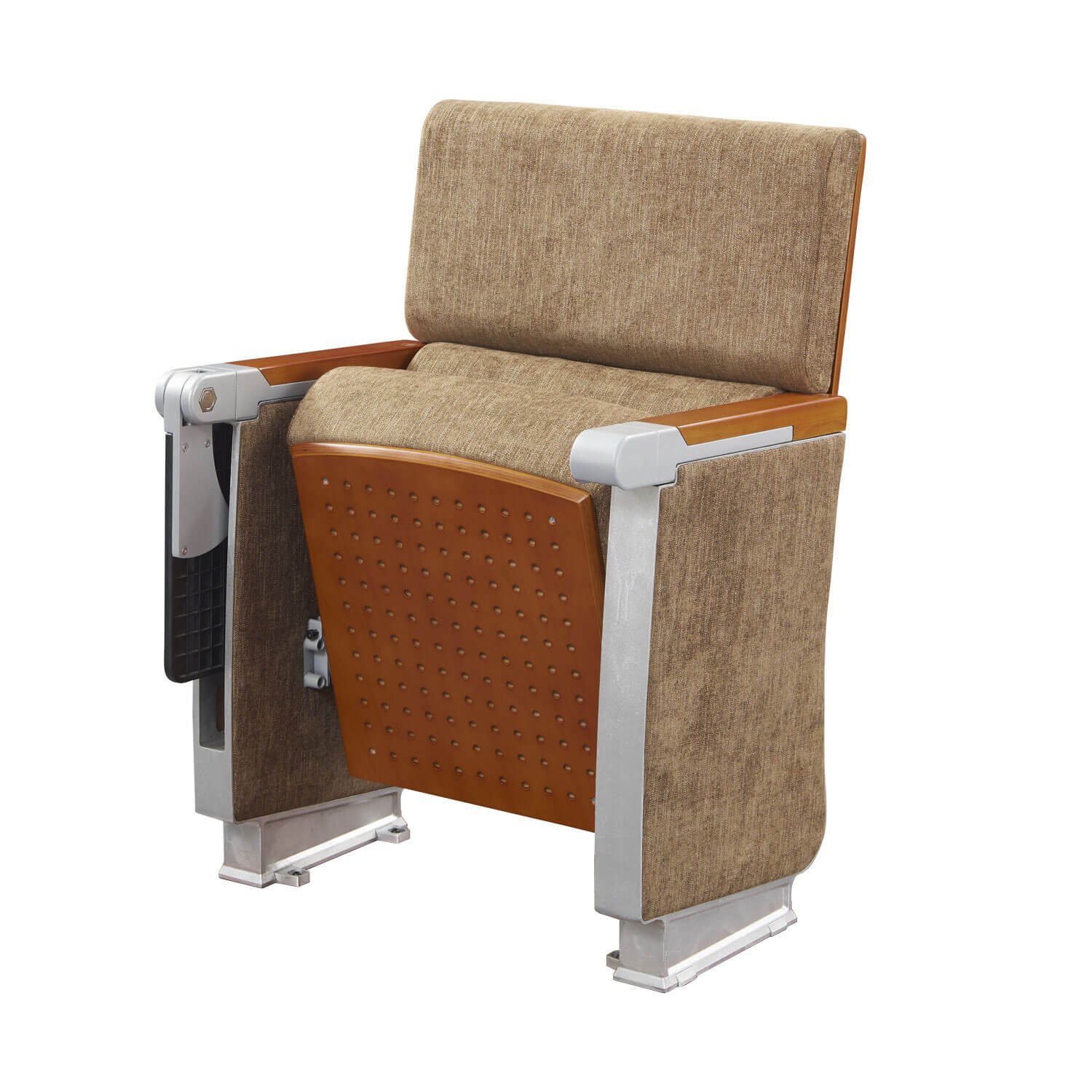Aluminum leg auditorium chair