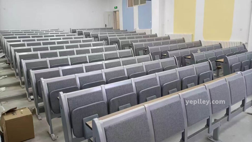 Fixed student chair with table1