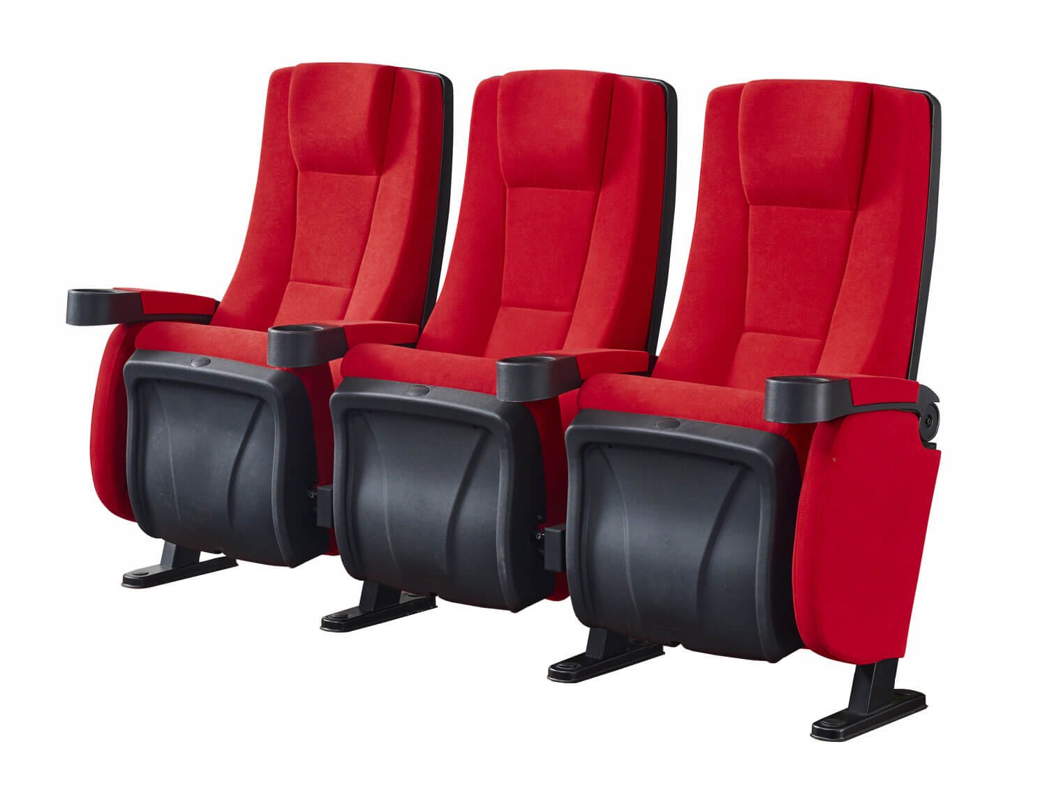 High back cinema chair with reclining feature