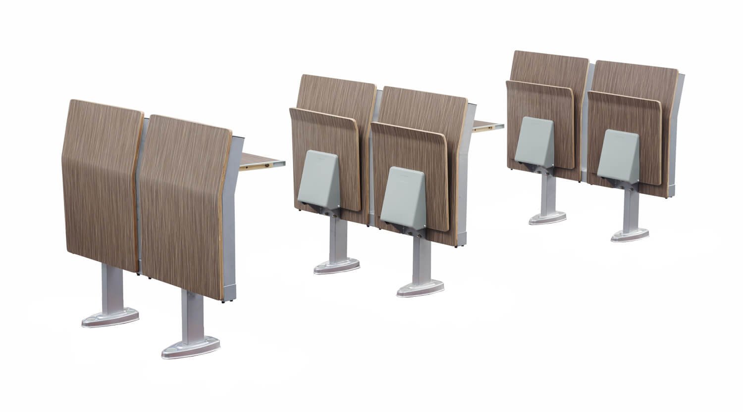 Lecture chair with writing tablet