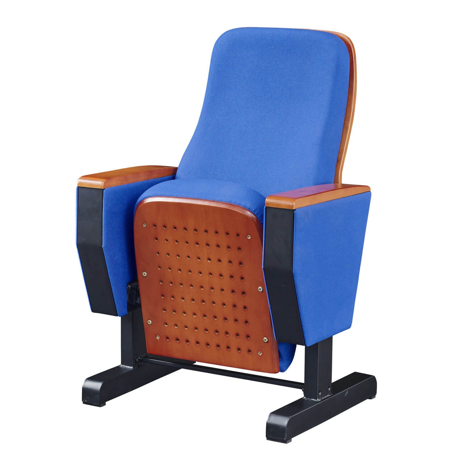 Training room seating with auto-return seat