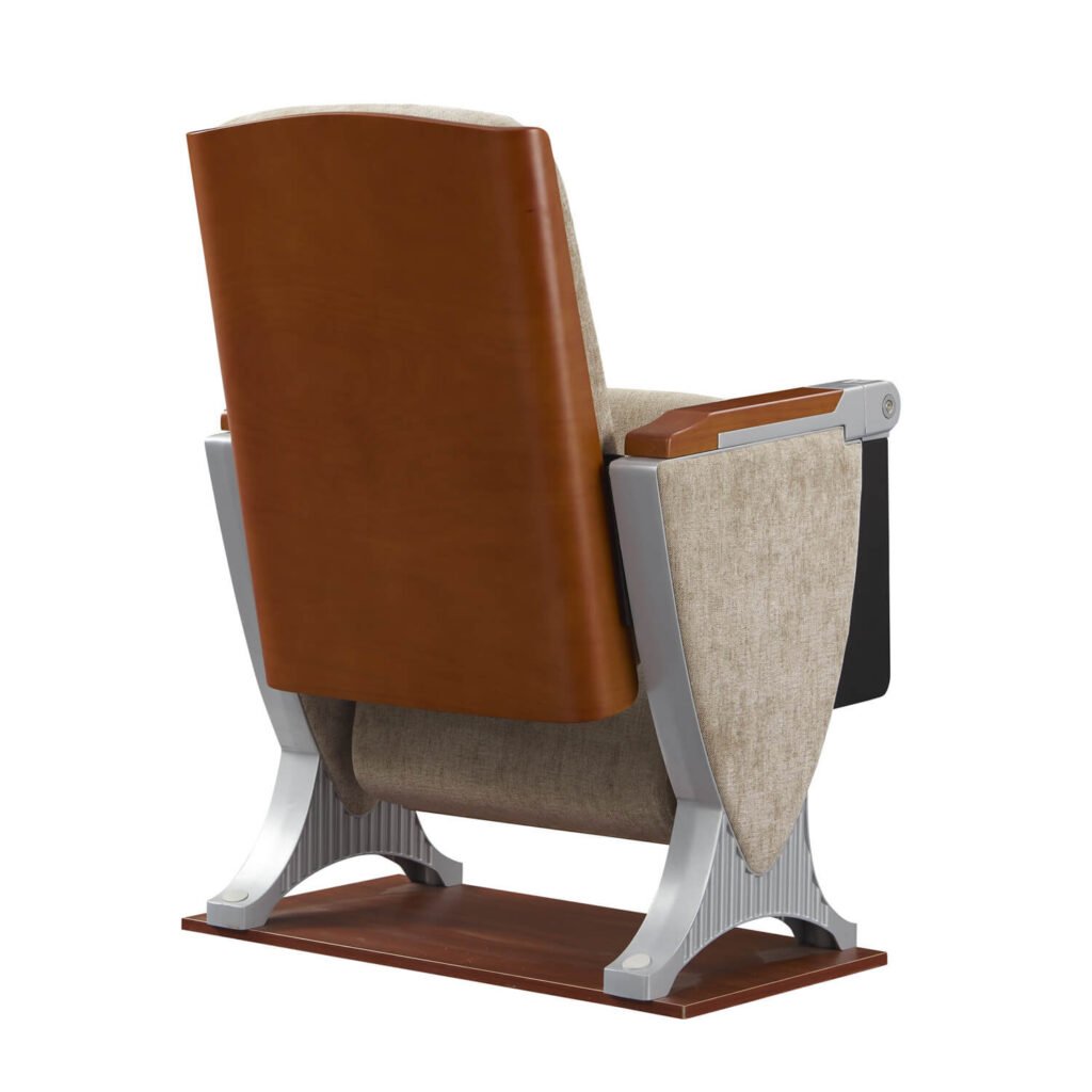 never-deforming shaped foam auditorium chair seat and backrest