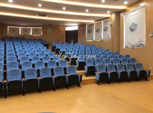 Cost-effective school auditorium seating – side angle