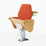 single leg Lecture Hall Chairs