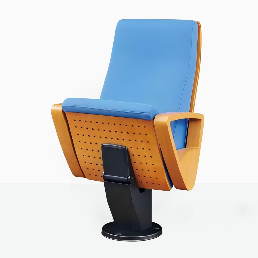 single leg auditorium chair