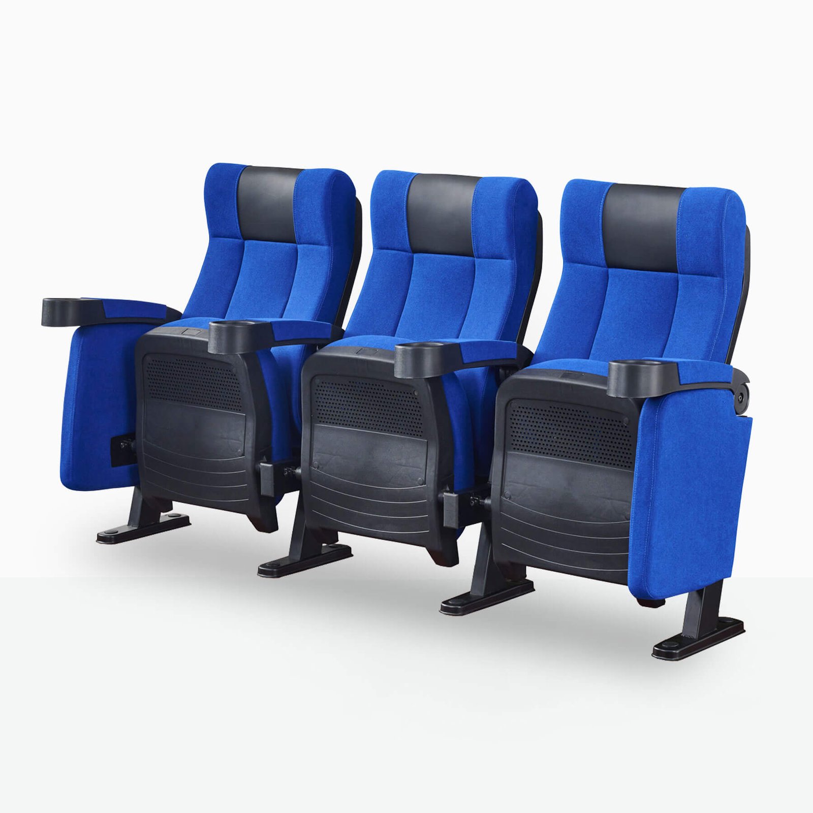 Economical fixed cinema seating installed in theater