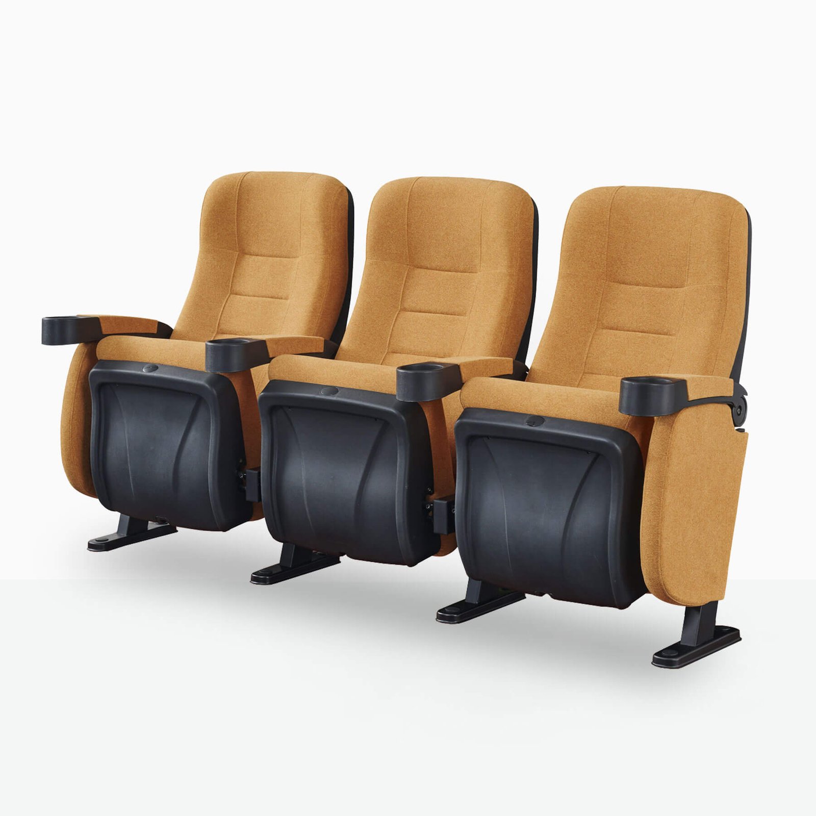 high-comfort cinema seat with wide armrests