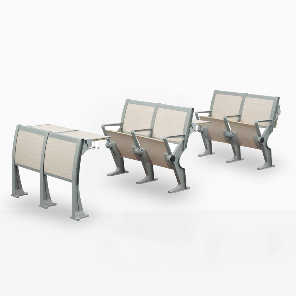 Foldable tablet seminar chair