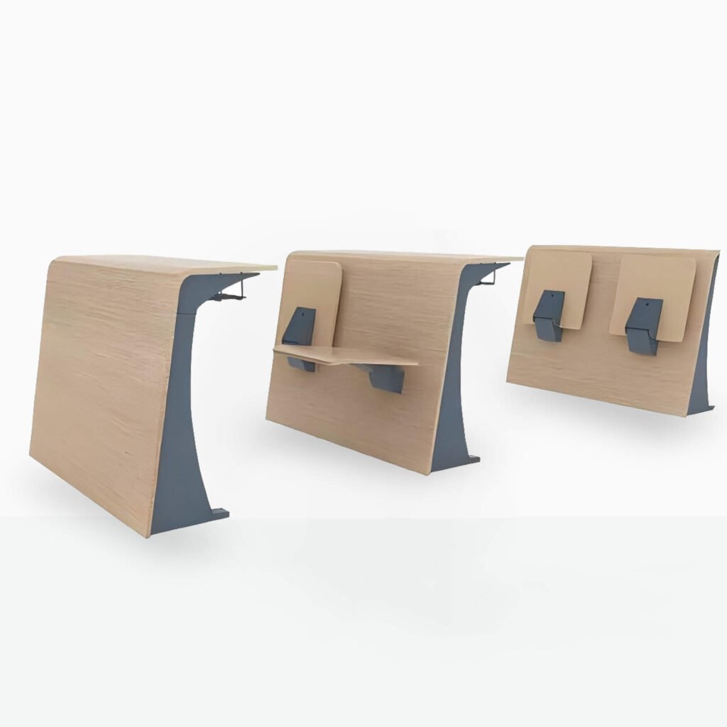 Lecture seating with auto return