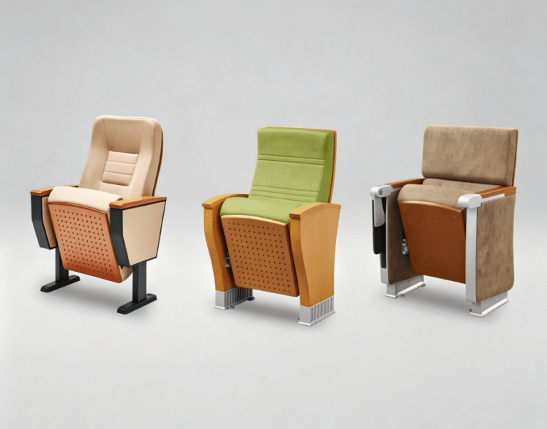 Comparison of Steel, Aluminum, and Wooden Auditorium Seating Legs