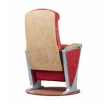 High-strength aluminum leg auditorium chair designed for lecture halls and theaters