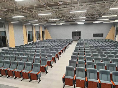 Revised seating layout design for Manila auditorium project