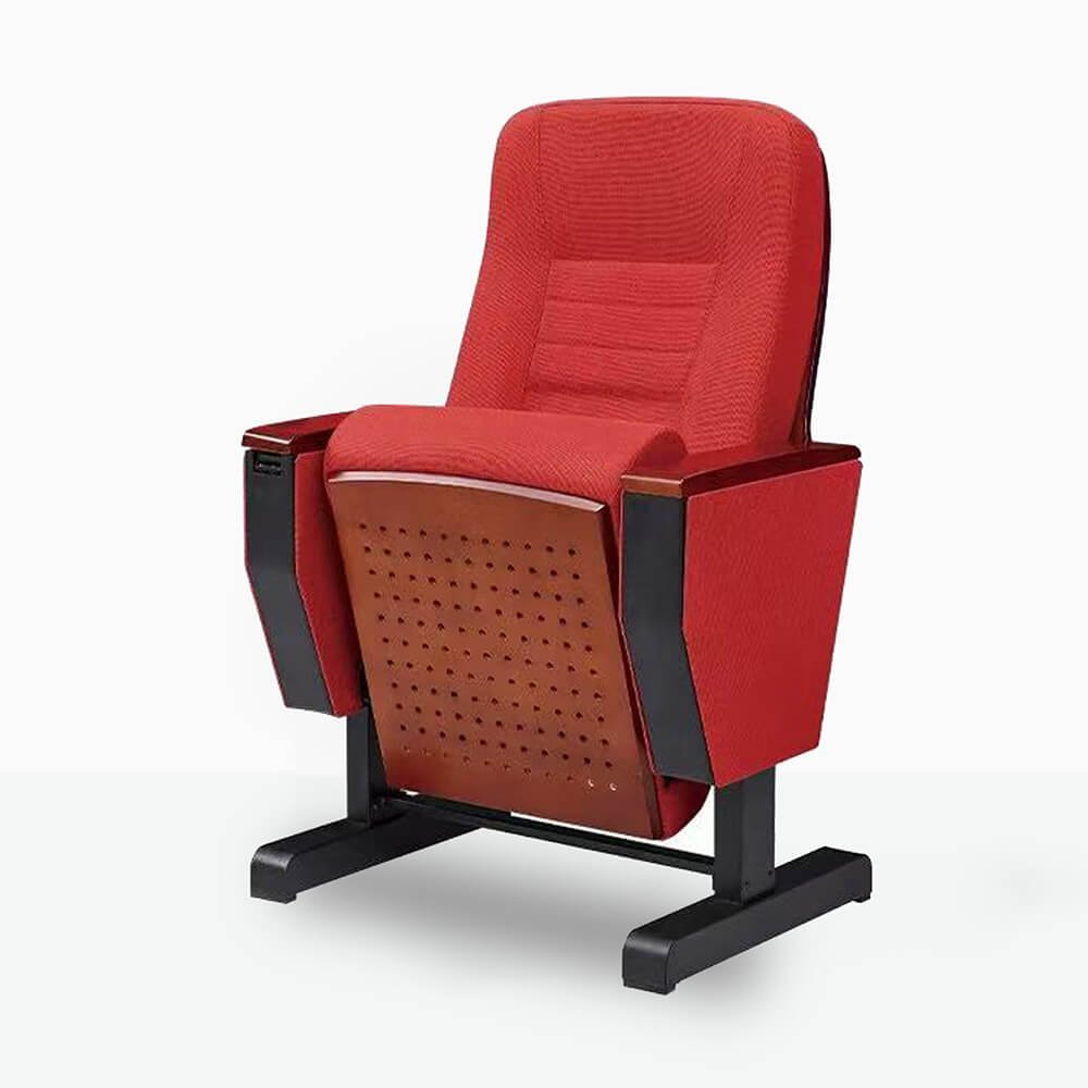 Lecture hall seating with desk and iron movable legs