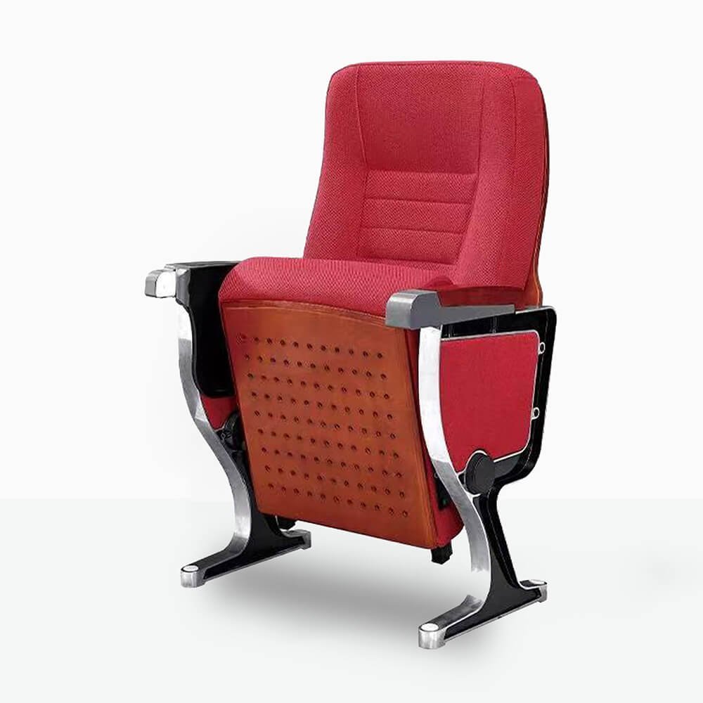 High-end auditorium seating with optional writing tablet