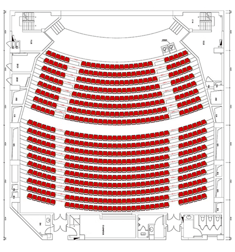 auditorium seats layout