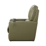 Reclining cinema chairs saving space in a small private media room