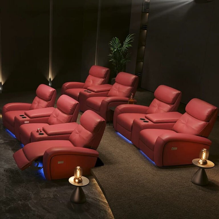 home theater seating layout side view